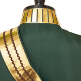 Wicked: For Good(2025) Prince Fiyero Tenue Verte et Or Cosplay Costume