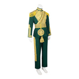 Wicked: For Good(2025) Prince Fiyero Tenue Verte et Or Cosplay Costume Ver.2