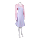 Wicked: For Good(2025) Robe à Rayures Roses et Violettes Cosplay Costume