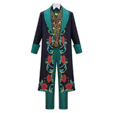 Wicked: For Good(2025) Wizard Tenue Verte et Noire Cosplay Costume