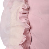 Wicked(2024) Glinda Robe Rose à Manches Bouffantes Cosplay Costume