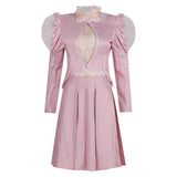 Wicked(2024) Glinda Tenue Rose de Sorcière Cosplay Costume