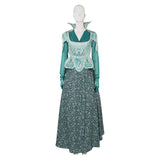 Wicked(2024) Madame Morrible Robe Verte Cosplay Costume