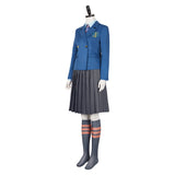 Wicked(2024) Uniforme Scolaire Bleu Cosplay Costume