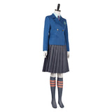 Wicked(2024) Uniforme Scolaire Bleu Cosplay Costume