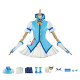Yes! Pretty Cure 5 Minazuki Karen Robe Bleue et Blanche Cosplay Costume