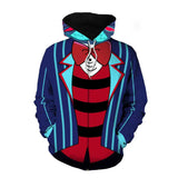 Hazbin Hotel 2(2025) Vox/Fizzarolli Sweat-shirt à Capuche/Zip Costume d'Halloween