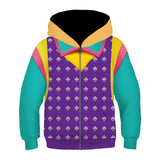 Enfant Stranger Things Saison 5 Holly Wheeler Sweat-shirt à Capuche/Zip Costume Violet