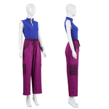Zombies 4(2025) Addison Tenue Bleue et Violette Cosplay Costume