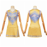 Zombies 4(2025) Addison Uniforme Jaune des Pom-pom Girls Cosplay Costume