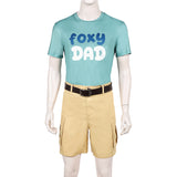 Zootopia 2(2025) Nick Wilde Tenue Bleue et Jaune Cosplay Costume