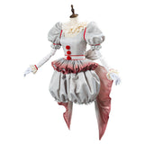 Horror Pennywise Le Costume de Clown aux Femmes Halloween Cosplay Costume