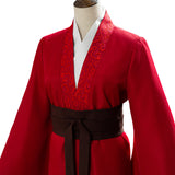 2020 Mulan Film Mulan Hanfu Rouge Cosplay Costume