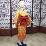 Kimetsu no Yaiba S2 Agatsuma Zenitsu Kimono Enfant Cosplay Costume
