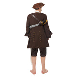 Pirates of the Caribbean Pirates des Caraïbes Jack Sparrow Uniforme Cosplay Costume