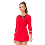 Femme Star Trek TOS Robe Rouge Costume