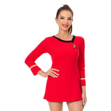 Femme Star Trek TOS Robe Rouge Costume