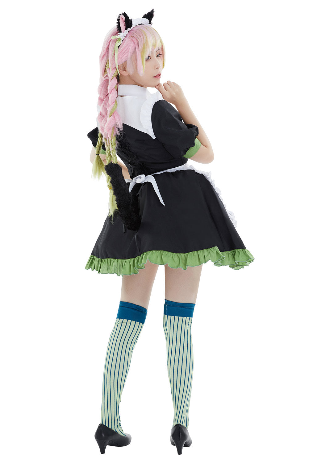 Kimetsu no Yaiba Kanroji Mitsuri Maid Costume Design Original Cosplay Costume