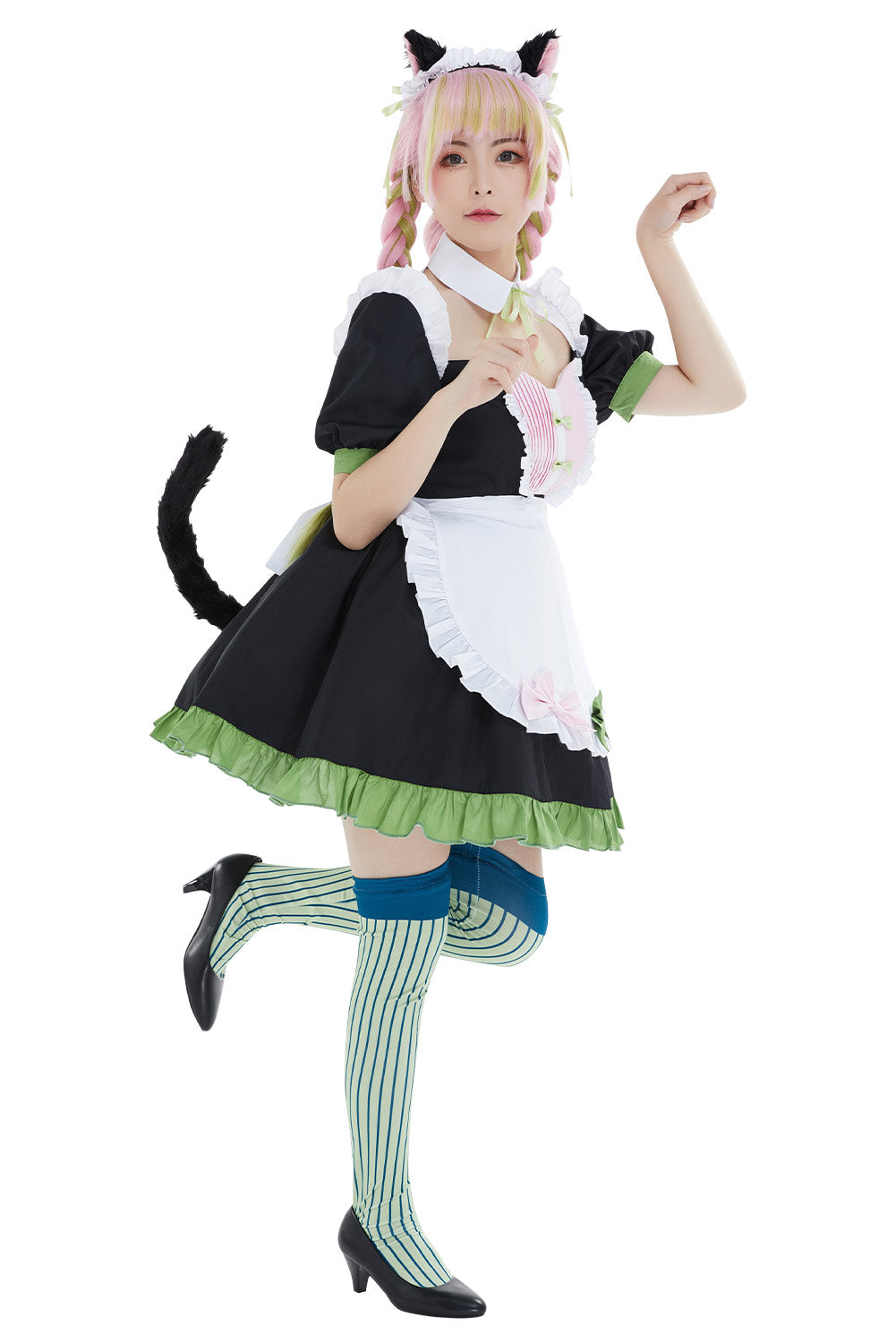 Kimetsu no Yaiba Kanroji Mitsuri Maid Costume Design Original Cosplay Costume