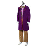 1971 Charlie et la Chocolaterie Willy Wonka Ensemble Violet Cosplay Costume