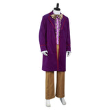 1971 Charlie et la Chocolaterie Willy Wonka Ensemble Violet Cosplay Costume
