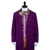 1971 Charlie et la Chocolaterie Willy Wonka Ensemble Violet Cosplay Costume