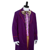 1971 Charlie et la Chocolaterie Willy Wonka Ensemble Violet Cosplay Costume