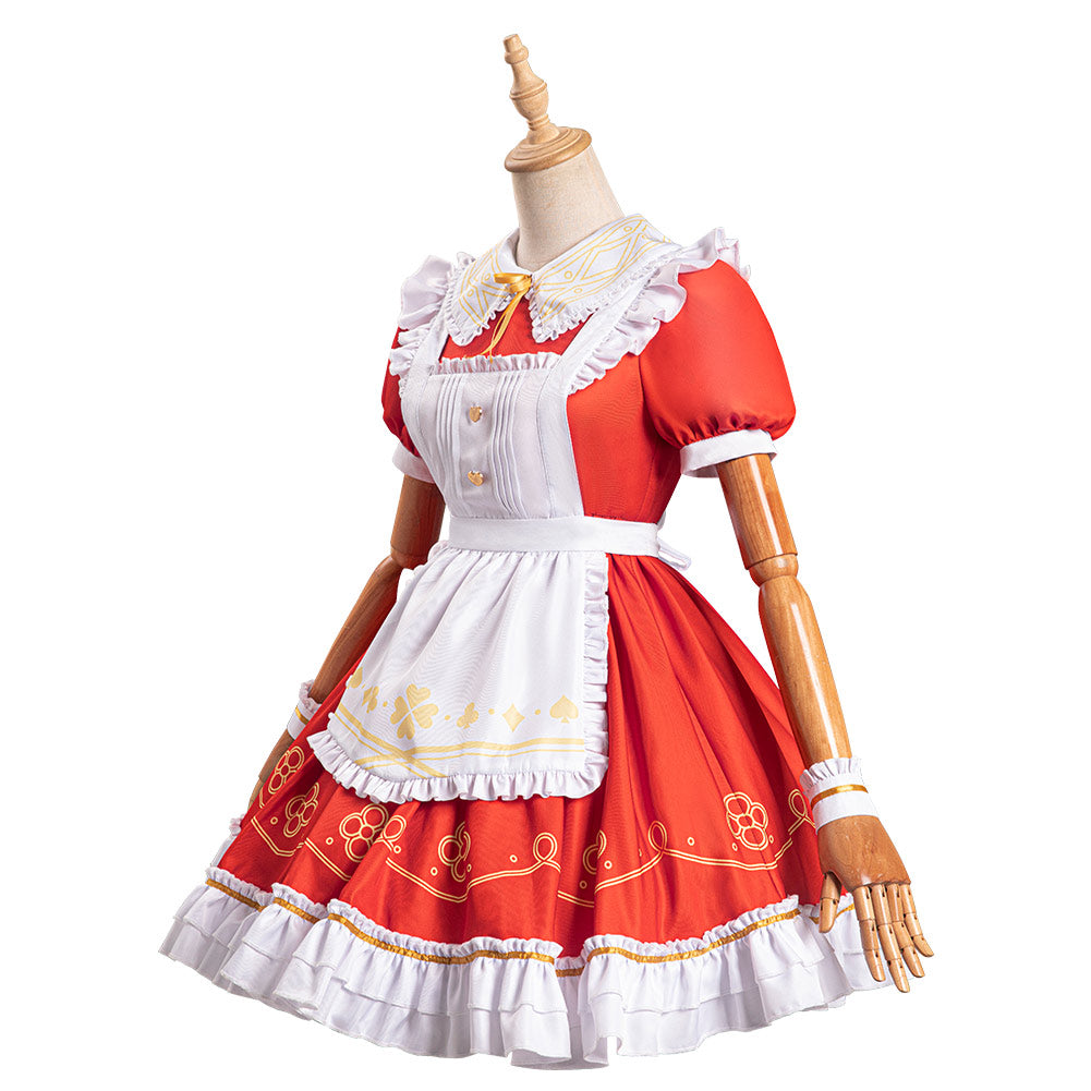 Genshin Impact KLEE Alice in Wonderland Alice Robe Cosplay Costume