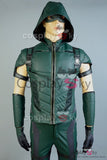 Green Arrow 4 Cosplay Costume Cuir