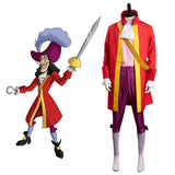 Film Peter Pan & Wendy Pirates Hook Capitaine Cosplay Costume