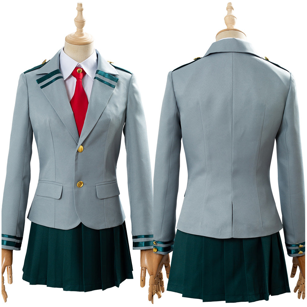 Boku no Hero Academia My Hero Academia Tsuyu School Uniforme Cosplay Costume