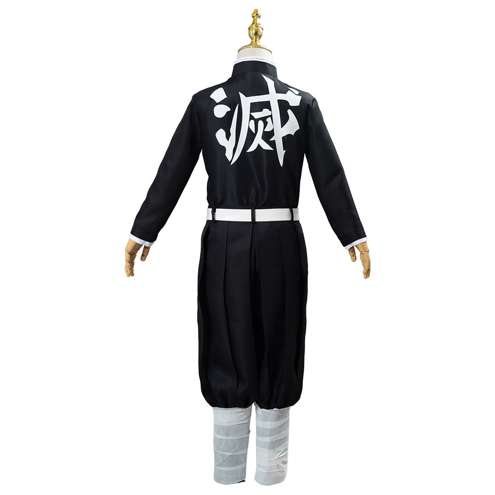 Demon Slayer Kimetsu no Yaiba Tomioka Giyuu Uniforme Enfant Cosplay Costume