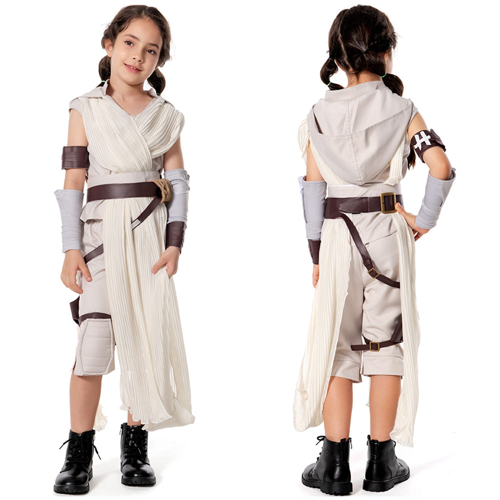 L’Ascension de Skywalker Rey Adulte Enfant Cosplay Costume Ver 3