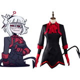 Helltaker Lucifer The Maid Demon Cosplay Costume