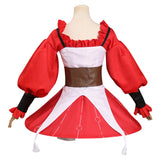 My Hero Academia Ochaco Uraraka Robe Rouge Desgin Original Cosplay Costume Halloween Carnival