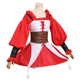 My Hero Academia Ochaco Uraraka Robe Rouge Desgin Original Cosplay Costume Halloween Carnival