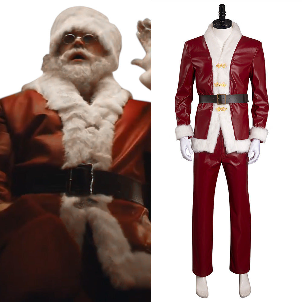 2022 Film Violent Night Trailer Noël Santa Claus Cosplay Costume Carnaval