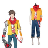 Hi-Fi Rush Chai Jeu Veste Pantalon Homme Ensemble Cosplay Costume Carnaval