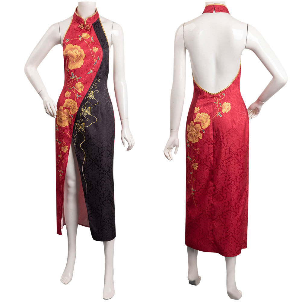 Re4 Original Red Robe Resident Evil 4 Remake Ada Wong Robe Rouge Noir Cosplay Costume ...