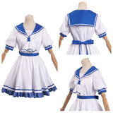 Adulte Anima Oshi No Ko Arima Kana Sailor Robe Blanc Cosplay Costume