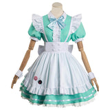 Anime Bocchi the Rock Gotou Hitori Vert Maid Robe Cosplay Costume