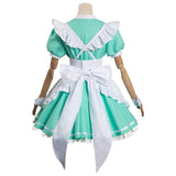 Anime Bocchi the Rock Gotou Hitori Vert Maid Robe Cosplay Costume