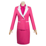 Film Barbie Rose Femme Uniforme Ensemble Cosplay Costume Halloween Carnaval