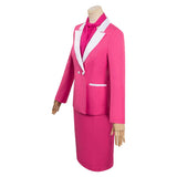 Film Barbie Rose Femme Uniforme Ensemble Cosplay Costume Halloween Carnaval