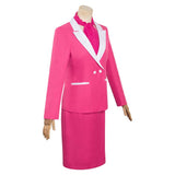 Film Barbie Rose Femme Uniforme Ensemble Cosplay Costume Halloween Carnaval