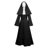 Adulte Film La Nonne The Nun Noir Femme Cosplay Costume