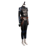 TV Enfant Star Wars Bo-Katan Kryze Noir Tenue Cosplay Costume