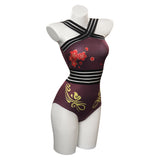 Genshin Impact Hutao Maillot De Bain Cosplay Costume Carnaval