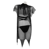 Wednesday Adams Wednesday Maillot De Bain Cosplay Costume Carnaval