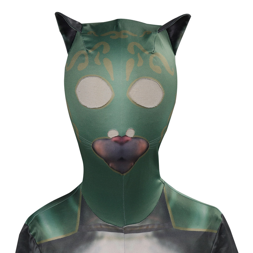 Enfant Le Chat potté 2 : La Dernière Quête Wish Kitty Combinaison Cosplay Costume